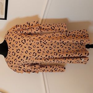 Simply‎ Southern Ruffle Dress Leopard